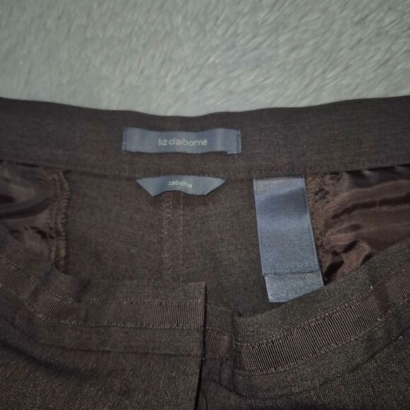 Liz Claiborne Tabitha Brown Straight Leg Dress Pants Workwear Classic Size 16... - Picture 3 of 8